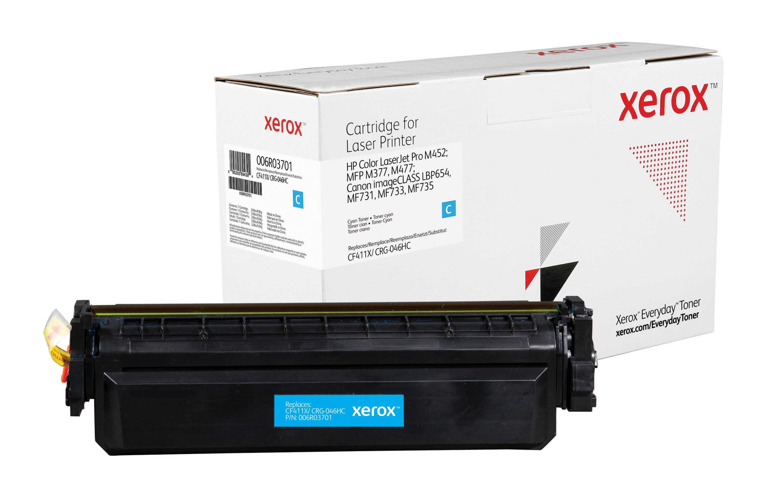 XEROX  Everyday Toner ™ di  Ciano compatibile con HP 410X (CF411X/ CRG-046HC), High capacity 