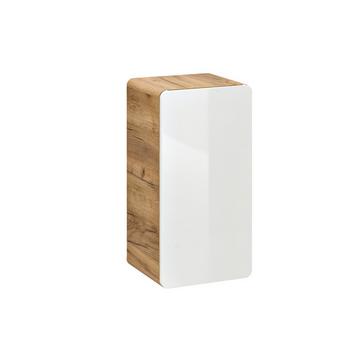 Colonna per bagno L32 x l35 x H68 cm Naturale e Bianco - ARUBA