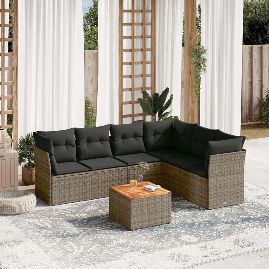 VidaXL Garten sofagarnitur poly-rattan  