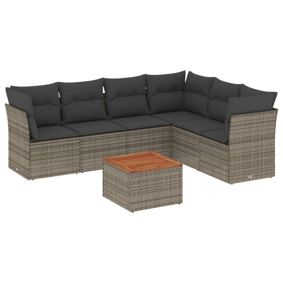 Garten sofagarnitur poly-rattan