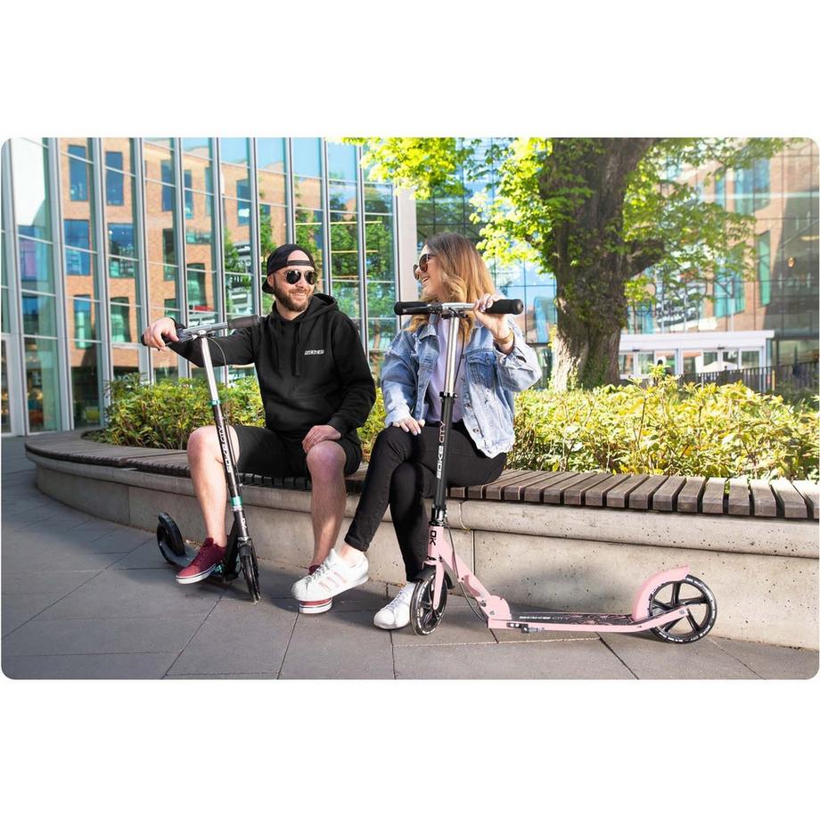 B2X  Stadtroller Soke Schwarz/Rosa 