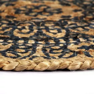 VidaXL Napperons  pcs rond jute jute  