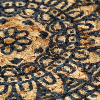 VidaXL Napperons  pcs rond jute jute  