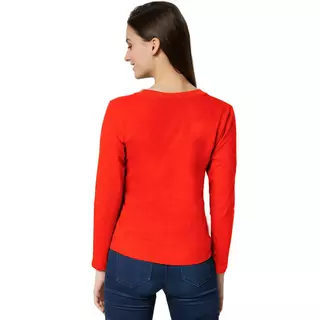 Tectake Langarm-Shirt Frauen  Rot