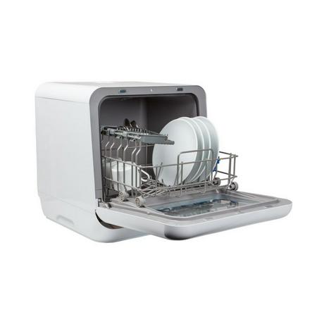 Medion MEDION MD37217 - Mini lave-vaisselle - pour 2 couverts - 6 programmes de nettoyage - présélection de l'heure de démarrage - Blanc  