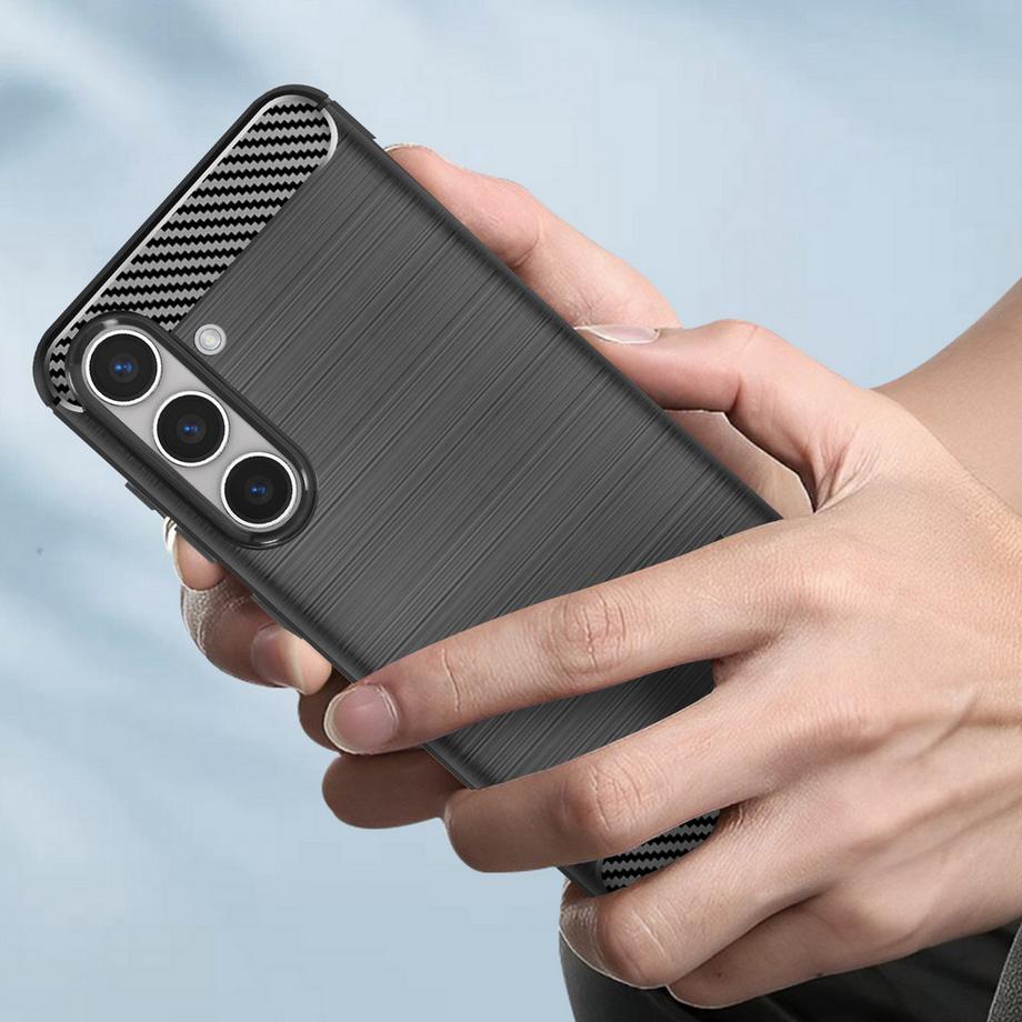 Avizar  Coque Souple Samsung S24 Noir 