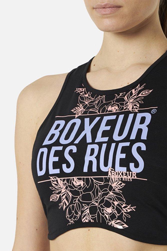 BOXEUR DES RUES  Crop Tank Top 