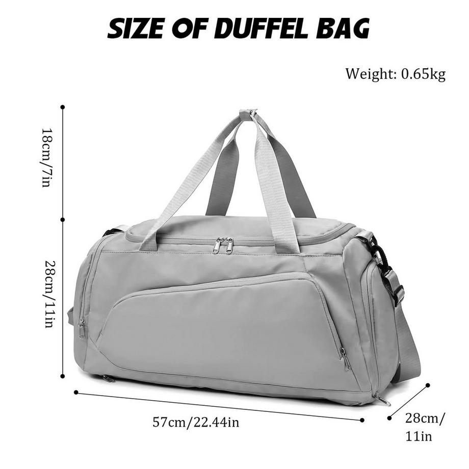 Only-bags.store Borsa sportiva con scomparto scarpe e scomparto umido  