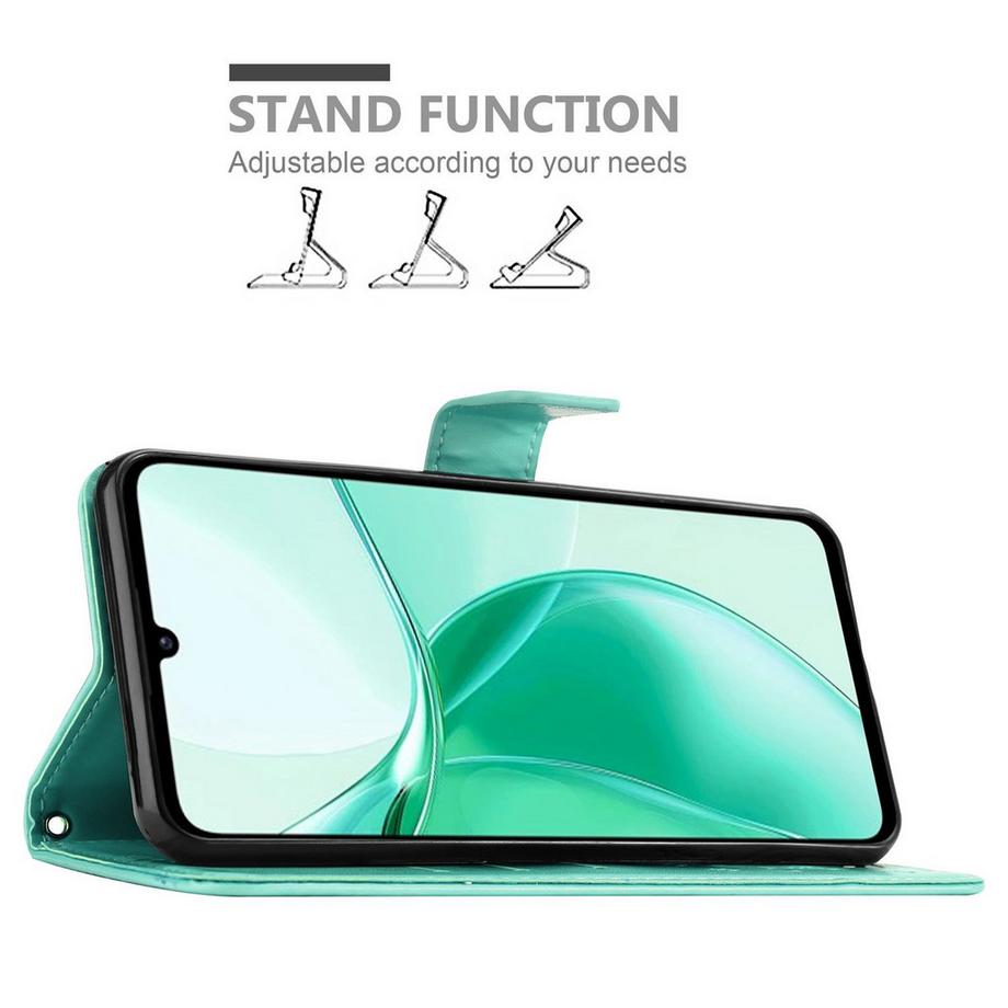 Cadorabo  ZTE Blade A35 / A55 Hülle mit Blumen Muster 