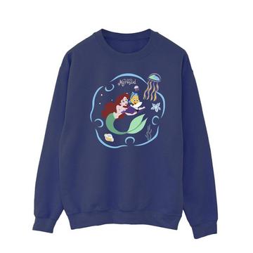 The Little Mermaid Reading A Book Sweatshirt
