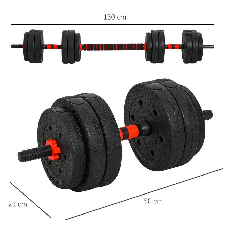 Northio  Set Manubri Regolabili Da 25 Kg Per Sollevamento Pesi Professionale, Manubri E Bilanciere, Allenamento Per La Forza A Casa, Fitness 
