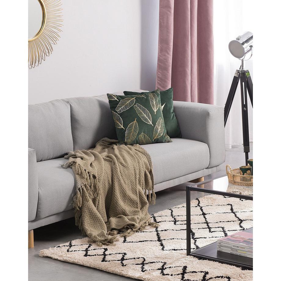 Beliani Tappeto en Poliestere  HAVSA  