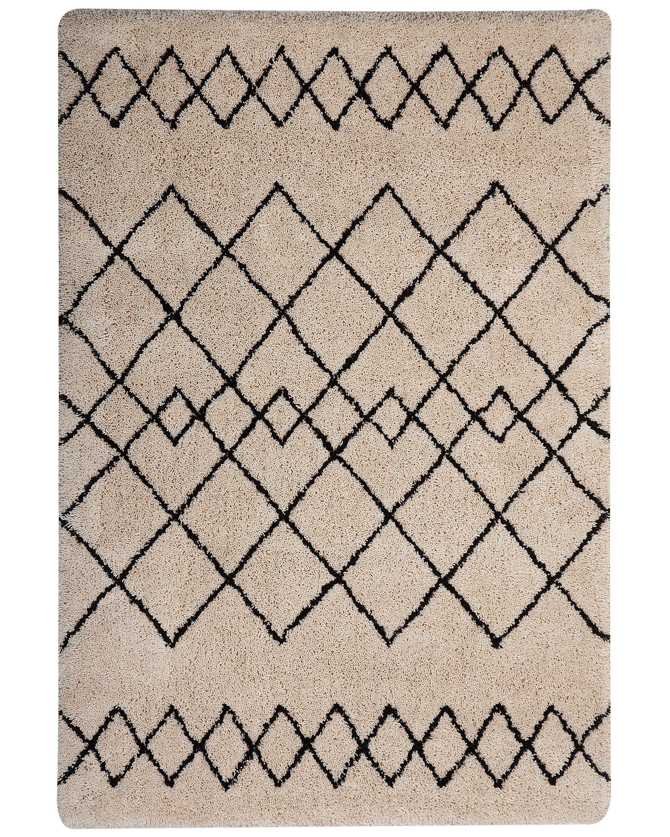 Beliani Tapis en Polyester Scandinave HAVSA  