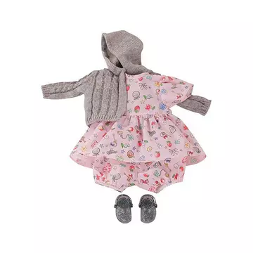 3402922 Kombination Villa Kunterbunt Puppenbekleidung Gr. S 4-teiliges Bekleidungsund Zubehörset für Babypuppen von 30 33 cm