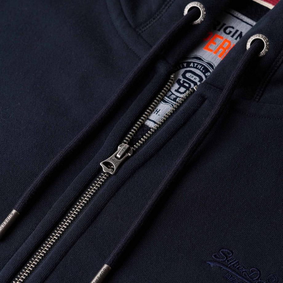 Superdry Essential Logo Zip Hoodie Vestibilità Slim  