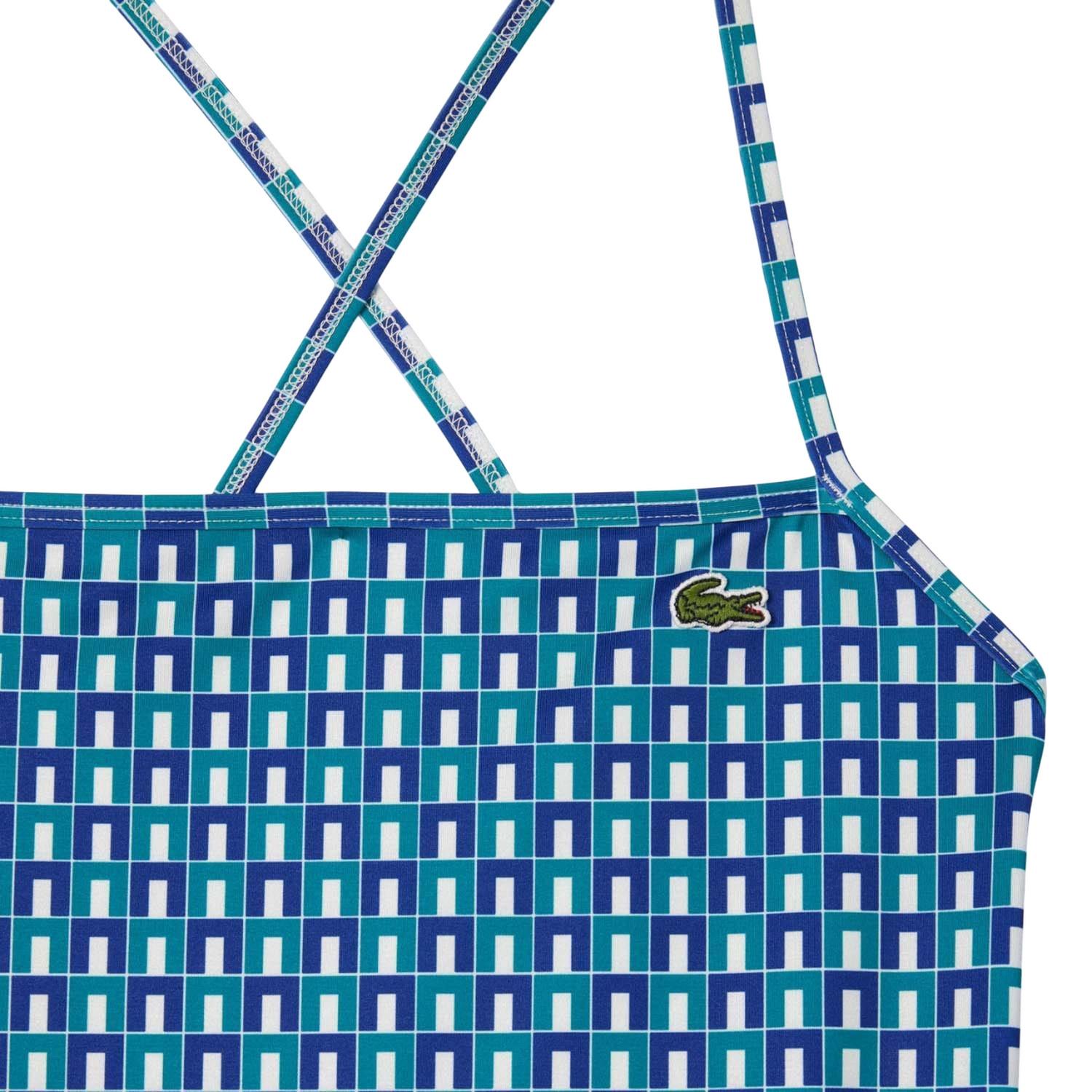 LACOSTE Robert George Costume da bagno stampa geometrica  