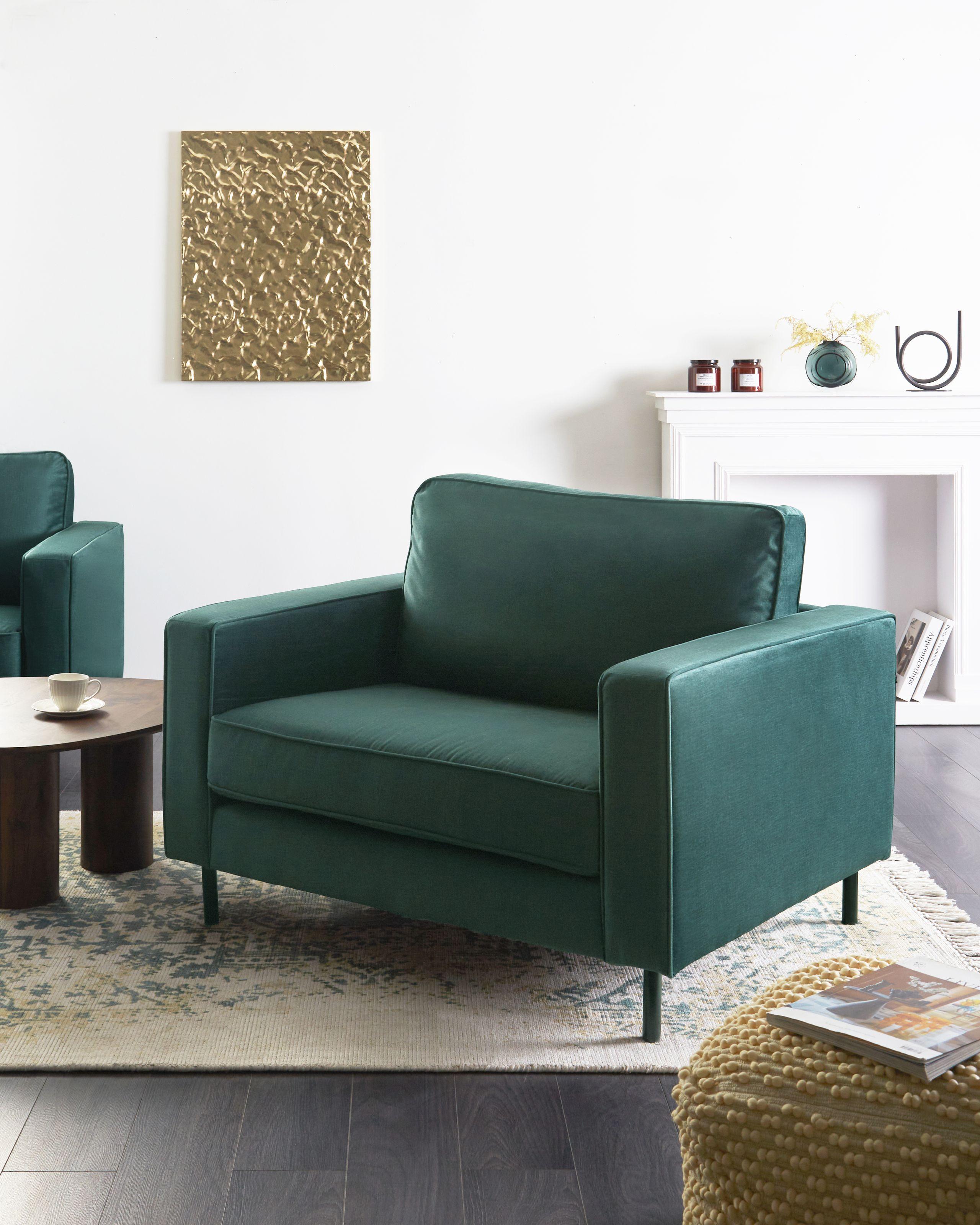 Beliani Sessel aus Samtstoff Klassisch SAVALEN  