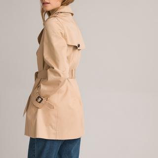 La Redoute Collections  Halblanger Trenchcoat mit Knopfleiste 