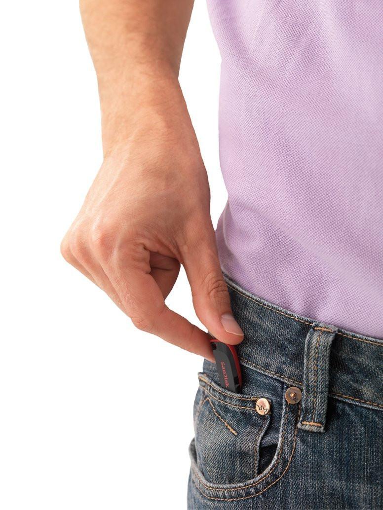 SanDisk  Chiavetta USB SANDISK 2.0 Blade 128GB Nera 