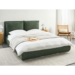 Beliani Letto en Tessuto Scandinavo BAJONNA  