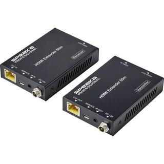 SpeaKa Professional  SpeaKa Professional SPEAKA Professional HDMI-Extender 50 m über Netzwerkkabel mit Einweg-IR 