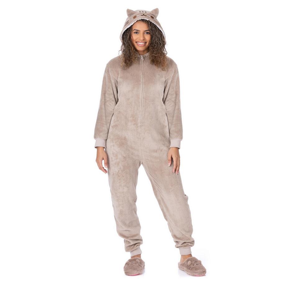 PUSHEEN Katzenohren Kapuzen Jumpsuit  