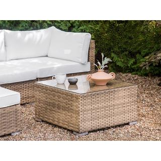 Beliani Salotto da giardino en Rattan sintetico Classico SANO  