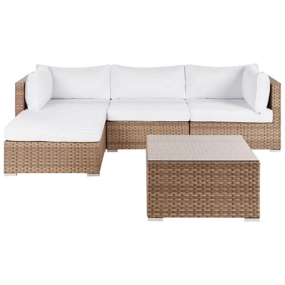 Lounge Set aus PE Rattan Klassisch SANO