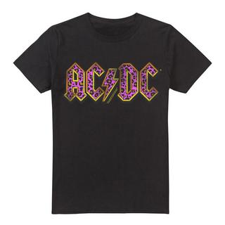 AC/DC ACDC T-Shirt Stampa Leopardata  