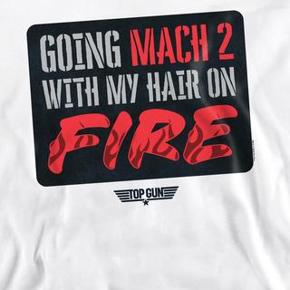 Top Gun Mach 2 Hair On Fire Felpa  