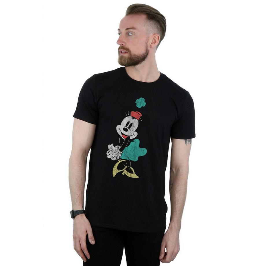 Disney Minnie Mouse T-Shirt Effetto Consumato  