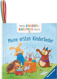 Mein Knuddel-Knautsch-Buch: Meine ersten Kinderlieder; weiches Stoffbuch, waschbares Badebuch, Babyspielzeug ab 6 Monate Schuld, Kerstin M. (Illustrationen) Gebundene Ausgabe 