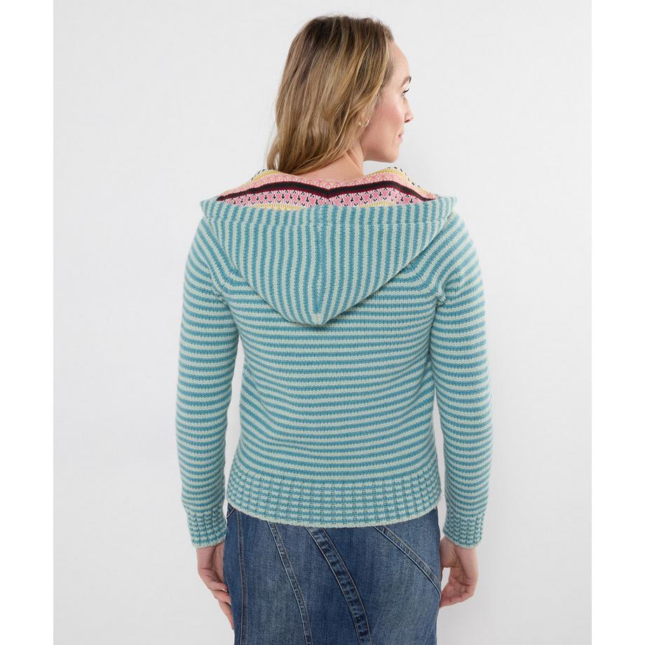 Joe Browns Cardigan à Capuche Rayé Pixie  