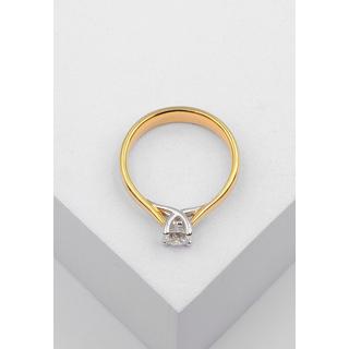 MUAU Schmuck  Bague solitaire s diamant 0.25 ct or 750 