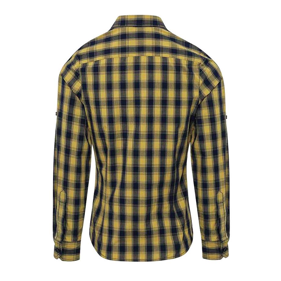 PREMIER Mulligan Camicia a Quadri Maniche Lunghe  