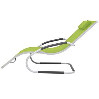 VidaXL Chaise longue métal  