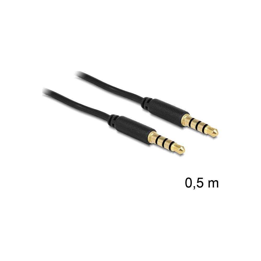 DeLock  AUDIO-KABEL 3,5 MM KLINKE - 3,5 MM KLINKE 0.5 M 