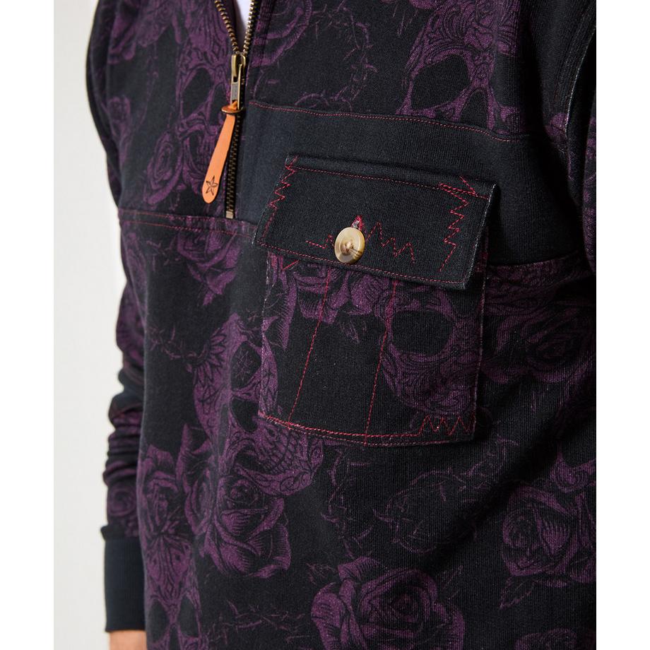 Joe Browns Col Cheminée Imprimé Tête de Mort Manches Longues  