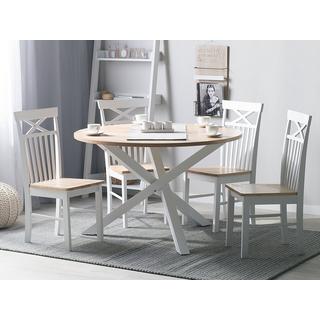 Beliani Table de repas en MDF Moderne JACKSONVILLE  