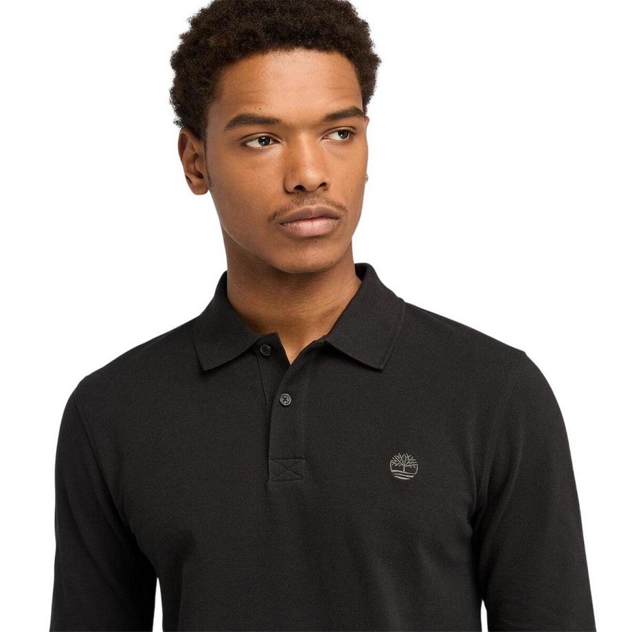 Timberland  Maglietta Polo Regolare A Costine Manica Lunga 