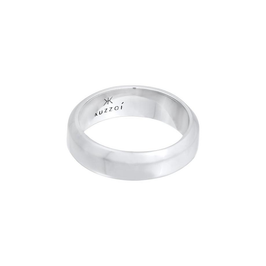 Kuzzoi  Bague Herren Bandring Basic 925 Silber 