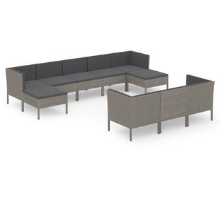 VidaXL Garten-sofagarnitur poly-rattan  