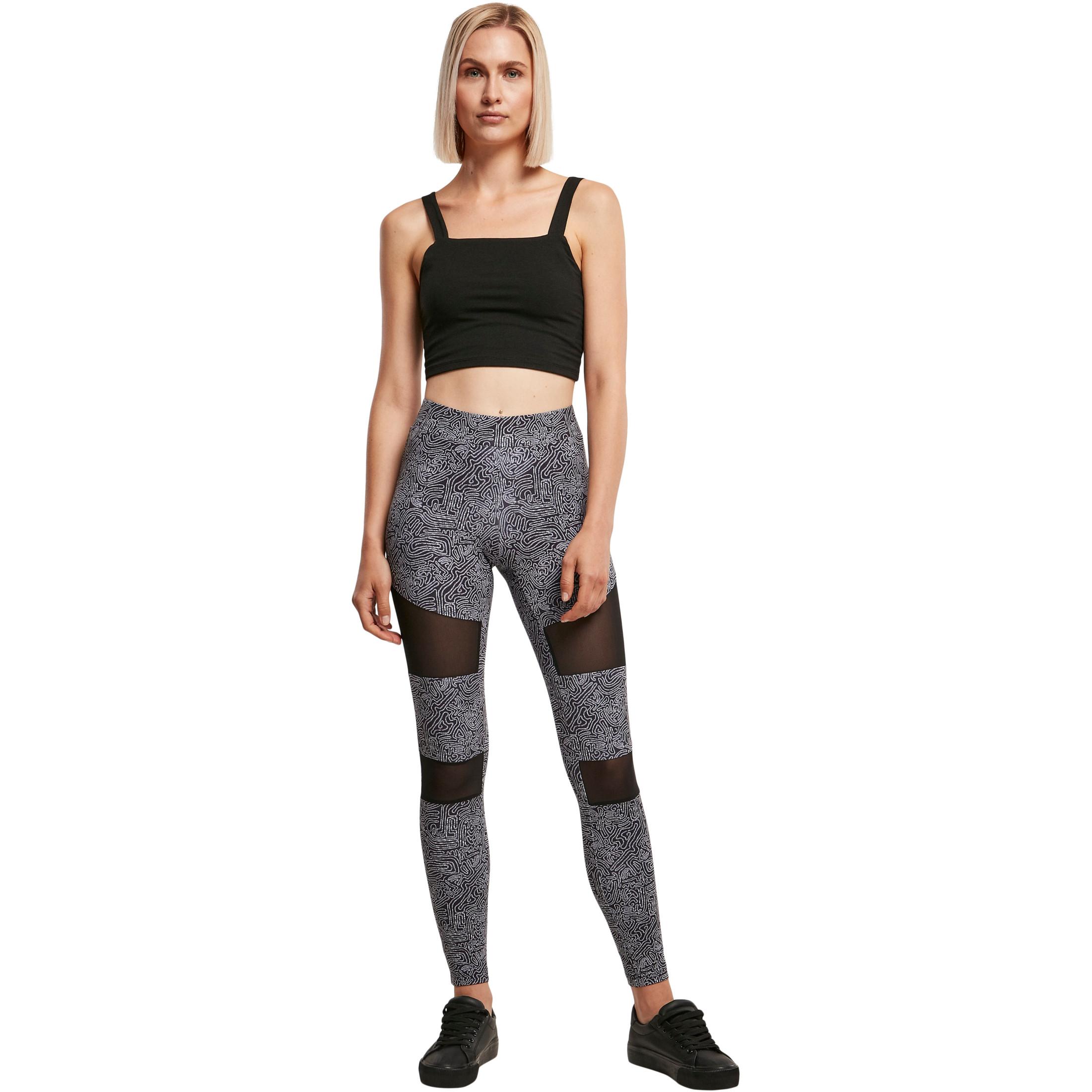 URBAN CLASSICS  bedruckte legging für en urban claic tech meh aop 