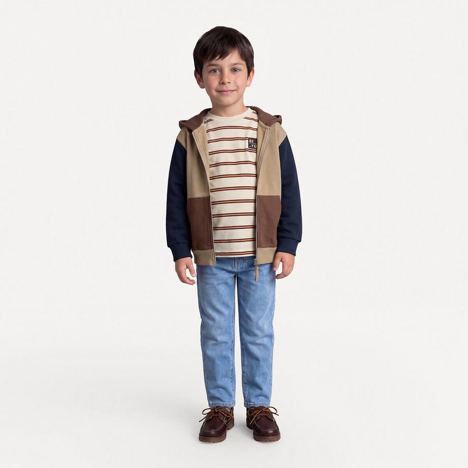La Redoute Collections  Kapuzenpullover mit Reissverschluss 