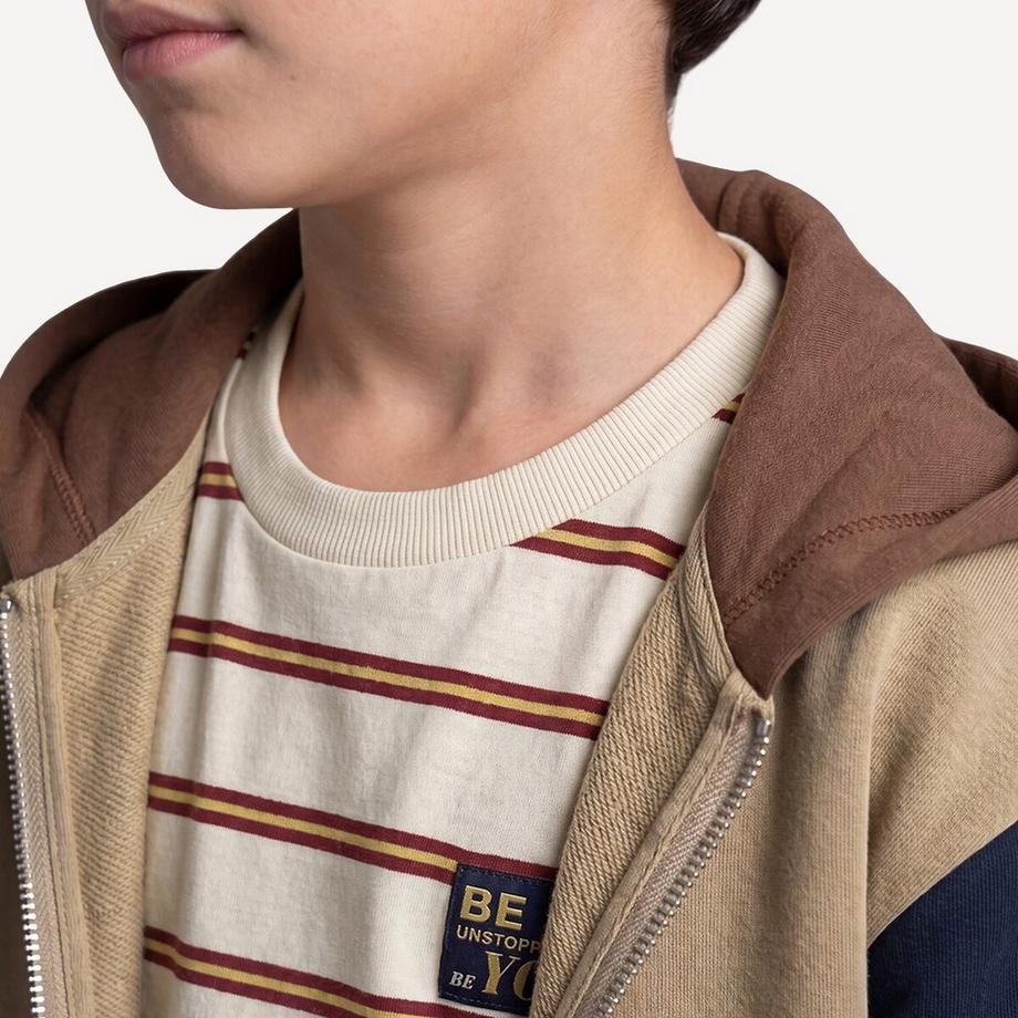 La Redoute Collections  Kapuzenpullover mit Reissverschluss 