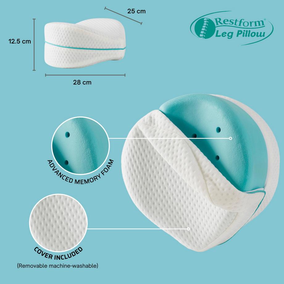 BEST DIRECT Restform Oreiller de Jambe Ergonomique  