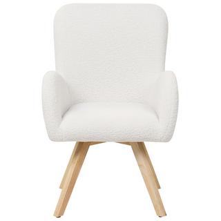 Beliani Fauteuil en Bouclé Scandinave BJARN  