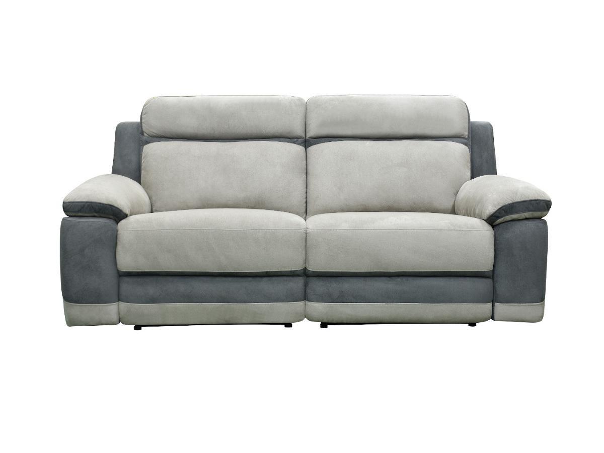 Vente-unique Relaxsofa Microfaser 3Sitzer TALCA  