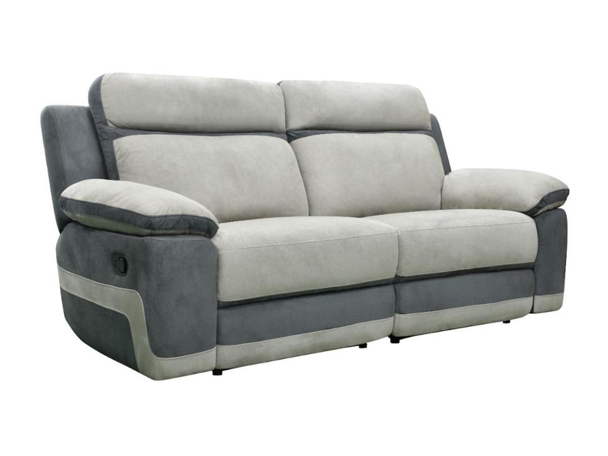 Vente-unique Relaxsofa Microfaser 3Sitzer TALCA  