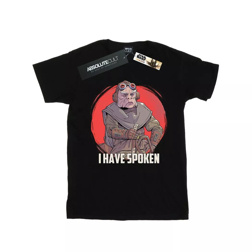 STAR WARS - The Mandalorian I Have Spoken TShirt, für Damen, Schwarz, Größe S